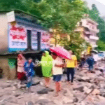 अब थराली में बादल फटने से हुआ नुकसान